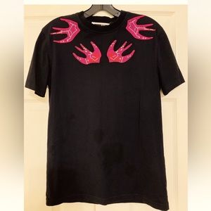 MCQ Alexander Mcqueen swallow embroidered Women T-shirt